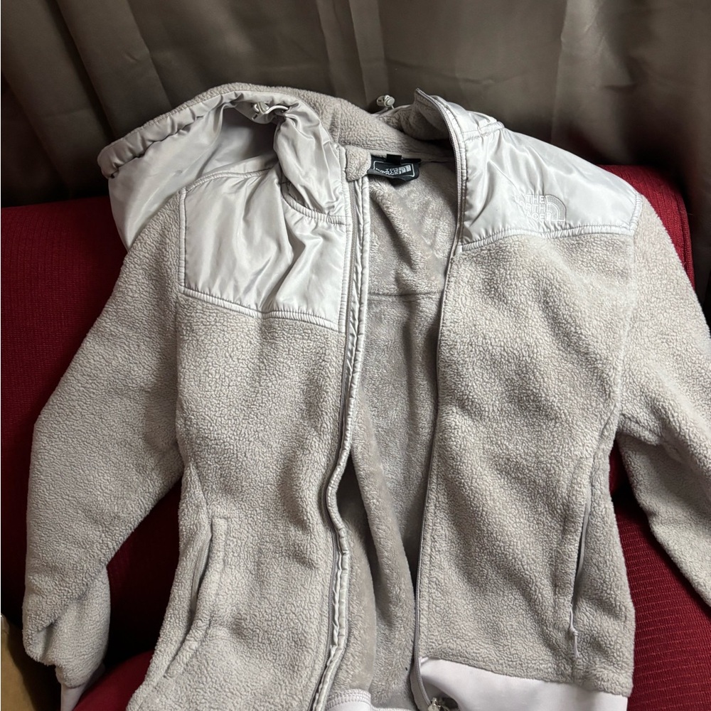 The North Face Light Gray Fleece Jacket